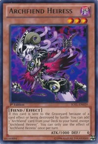 Archfiend Heiress [1st Edition] JOTL-EN029