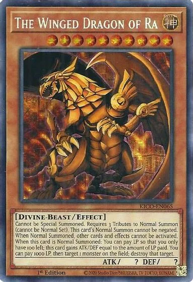 The Winged Dragon Of Ra [Secret Rare] KICO-EN065