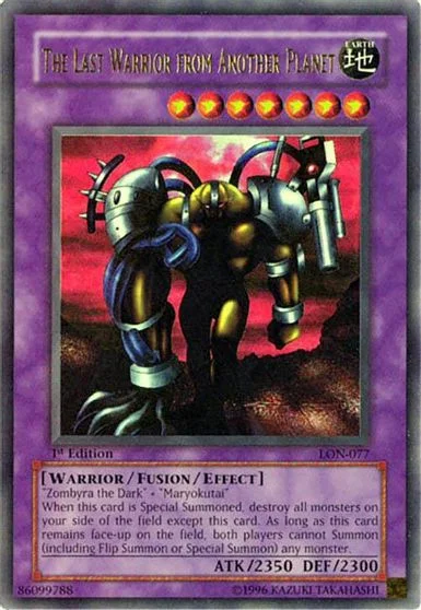 The Last Warrior from Another Planet [1st Edition] LON-077