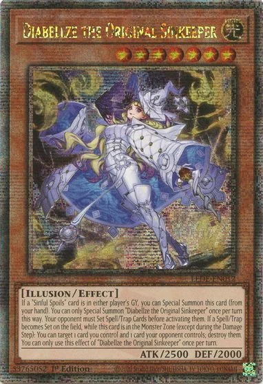 Diabellze the Original Sinkeeper [Quarter Century Secret Rare] LEDE-EN012
