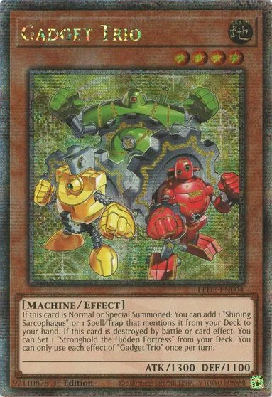 Gadget Trio [Quarter Century Secret Rare] LEDE-EN004