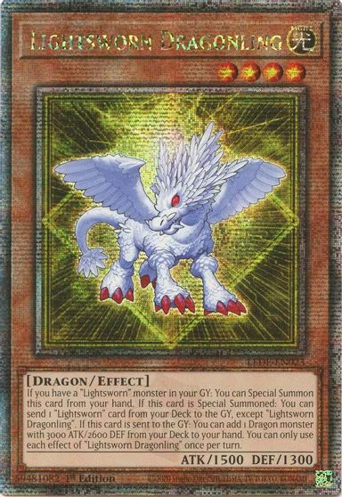 Lightsworn Dragonling [Quarter Century Secret Rare] LEDE-EN023