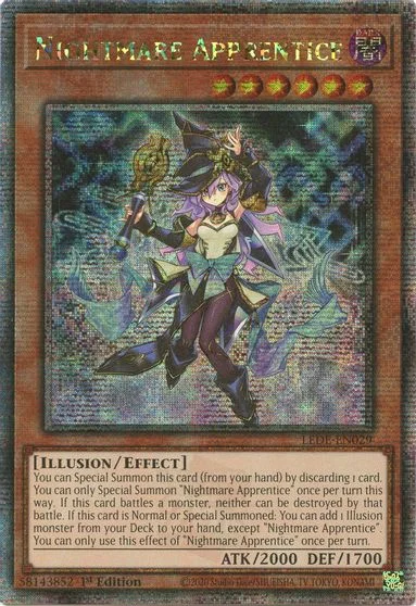 Nightmare Apprentice [Quarter Century Secret Rare] LEDE-EN029