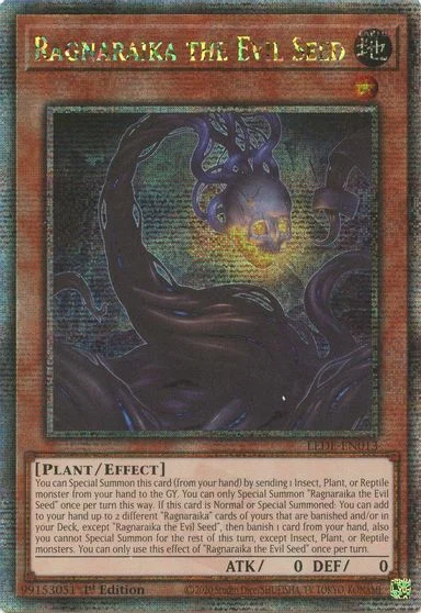 Ragnaraika the Evil Seed [Quarter Century Secret Rare] LEDE-EN013
