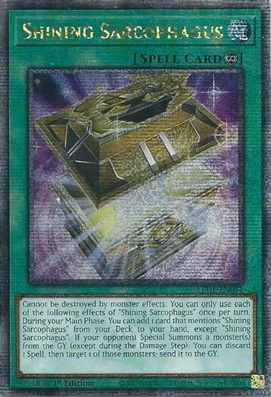 Shining Sarcophagus [Quarter Century Secret Rare] LEDE-EN051