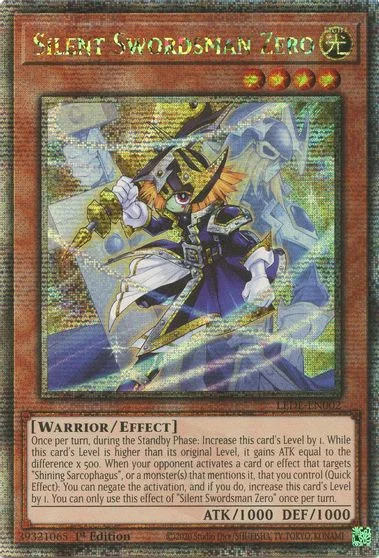 Silent Swordsman Zero [Quarter Century Secret Rare] LEDE-EN002