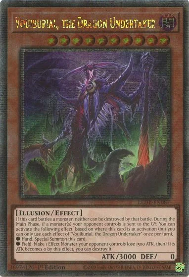 Vouiburial, the Dragon Undertaker [Quarter Century Secret Rare] LEDE-EN087
