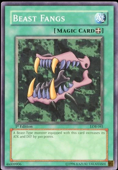Beast Fangs [1st Edition] LOB-041