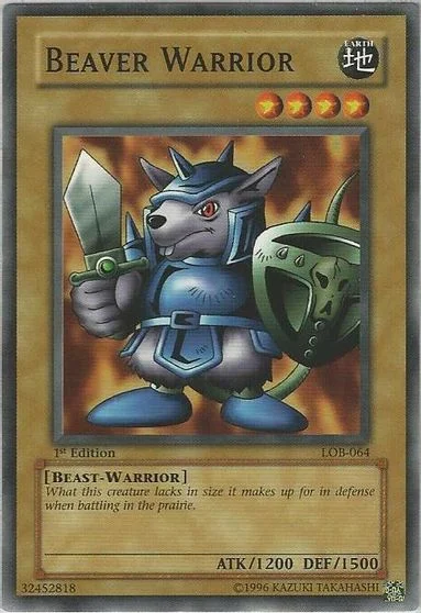 Beaver Warrior [1st Edition] LOB-064