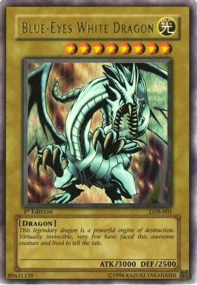 Blue-Eyes White Dragon LOB-001