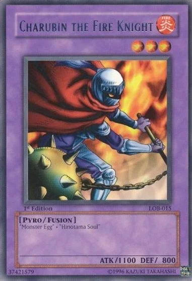 Charubin the Fire Knight [1st Edition] LOB-015