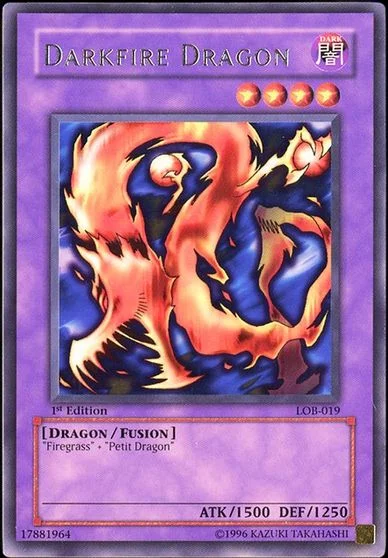 Darkfire Dragon LOB-019