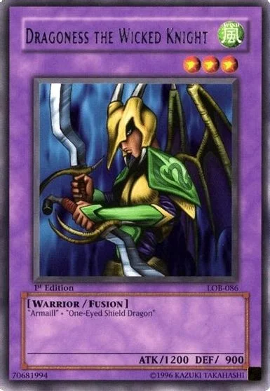 Dragoness the Wicked Knight [1st Edition] LOB-086