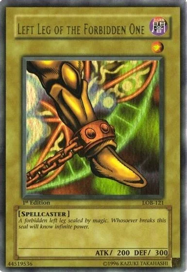 Left Leg of the Forbidden One LOB-121
