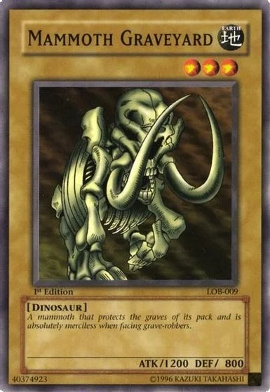Mammoth Graveyard [1st Edition] LOB-009