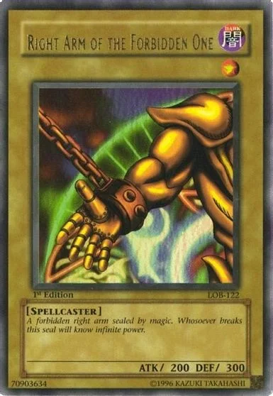 Right Arm of the Forbidden One LOB-122