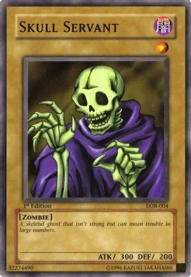 Skull Servant [1st Edition] LOB-004