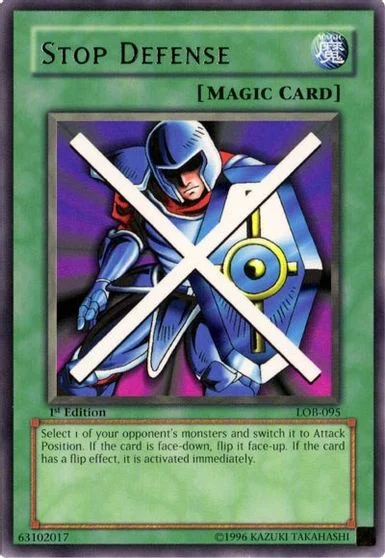 Stop Defense [1st Edition] LOB-095