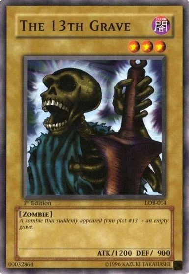 The 13th Grave [1st Edition] LOB-014