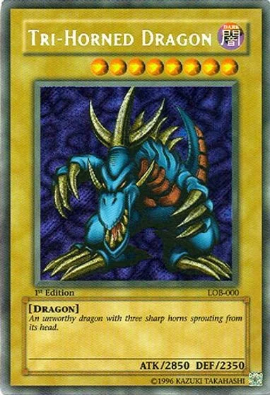 Tri-Horned Dragon [1st Edition] LOB-000