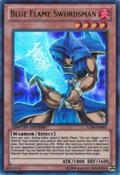 Blue Flame Swordsman LC04-EN001