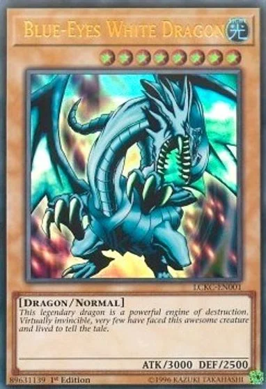 Blue-Eyes White Dragon [1st Edition] LCKC-EN001
