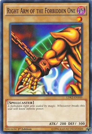 Right Arm of the Forbidden One LDK2-ENY05