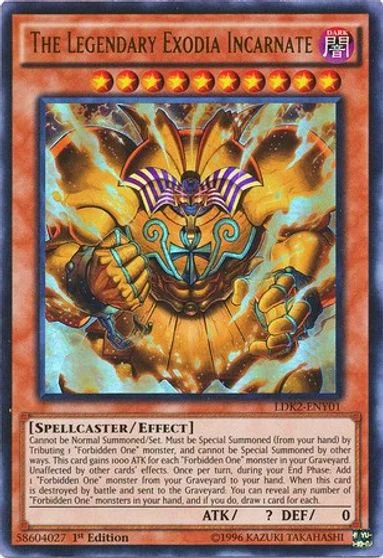 The Legendary Exodia Incarnate [1st Edition] LDK2-ENY01