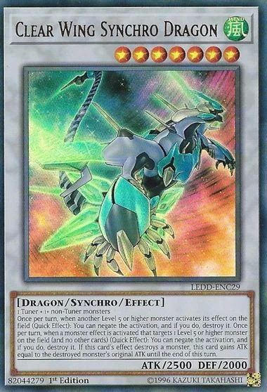Clear Wing Synchro Dragon LEDD-ENC29