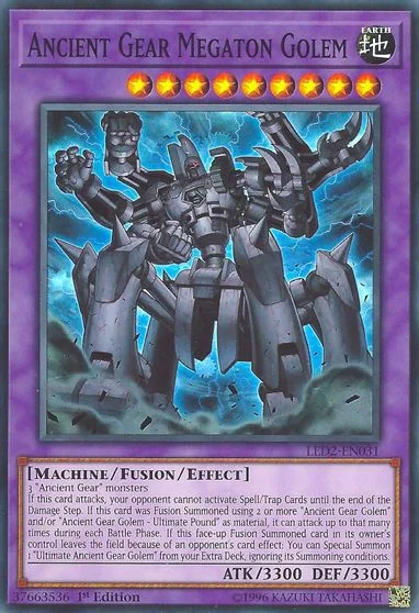 Ancient Gear Megaton Golem LED2-EN031