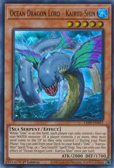 Ocean Dragon Lord - Kairyu-Shin [1st Edition] LED9-EN017