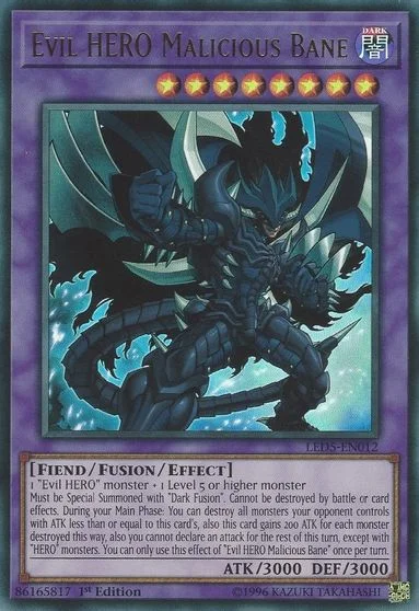 Evil HERO Malicious Bane LED5-EN012