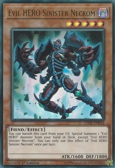 Evil HERO Sinister Necrom LED5-EN014