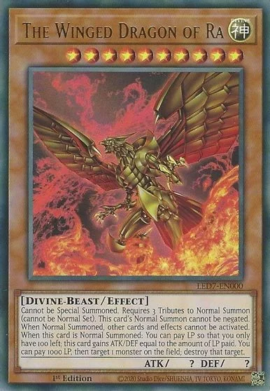 The Winged Dragon of Ra LED7-EN000