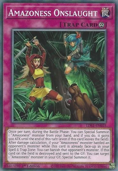 Amazoness Onslaught [1st Edition] LDS1-EN025