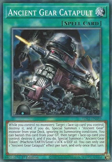 Ancient Gear Catapult [1st Edition] LDS1-EN089