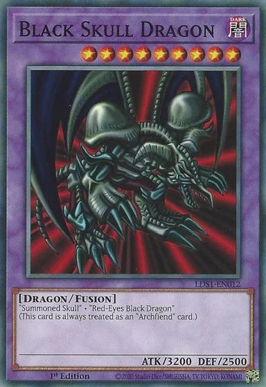 Black Skull Dragon [1st Edition] LDS1-EN012