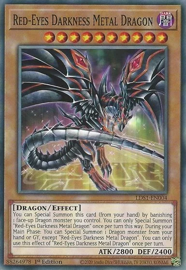 Red-Eyes Darkness Metal Dragon  [1st Edition] LDS1-EN004