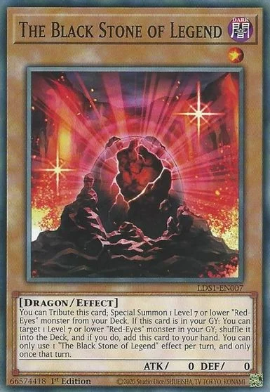 The Black Stone of Legend [1st Edition] LDS1-EN007