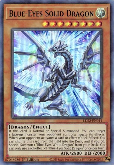 Blue-Eyes Solid Dragon LDS2-EN014