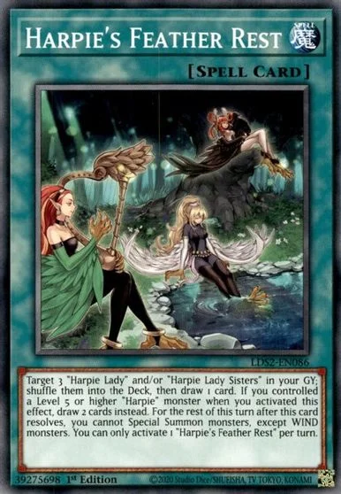 Harpie's Feather Rest LDS2-EN086