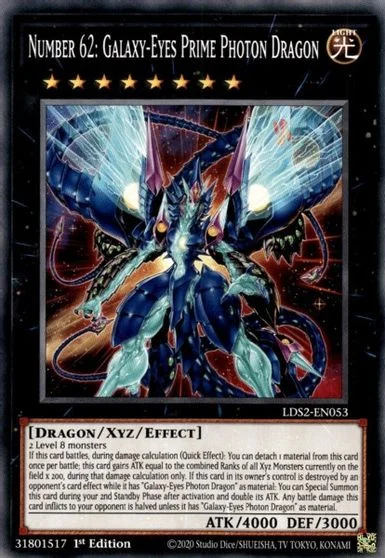 Number 62: Galaxy-Eyes Prime Photon Dragon LDS2-EN053
