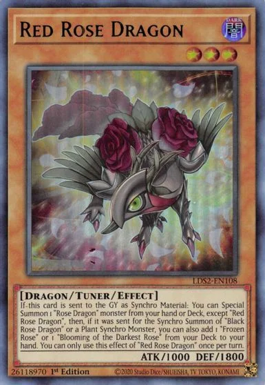 Red Rose Dragon LDS2-EN108