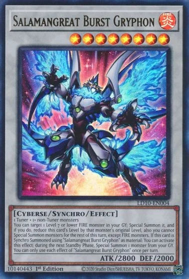 Salamangreat Burst Gryphon LD10-EN004