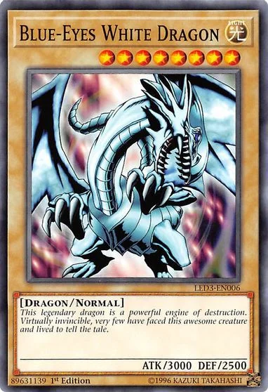 Blue-Eyes White Dragon LED3-EN006