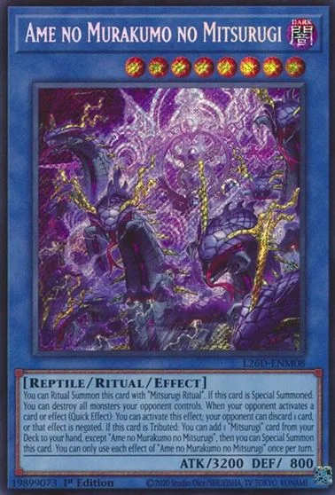 Ame no Murakumo no Mitsurugi [Secret Rare] L26D-ENM08