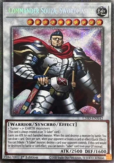Commander Souza, Swordmaster [Starlight Rare] L26D-ENX42