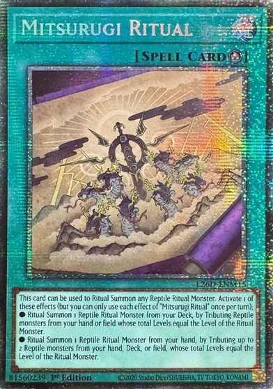 Mitsurugi Ritual [Starlight Rare] L26D-ENM15