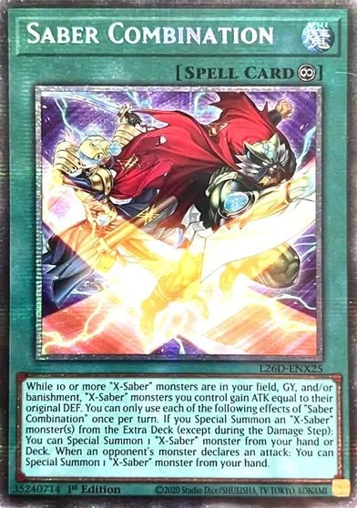 Saber Combination [Starlight Rare] L26D-ENX25