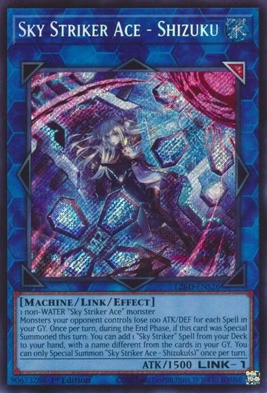 Sky Striker Ace - Shizuku [Alternate Art Secret Rare] L26D-ENS26